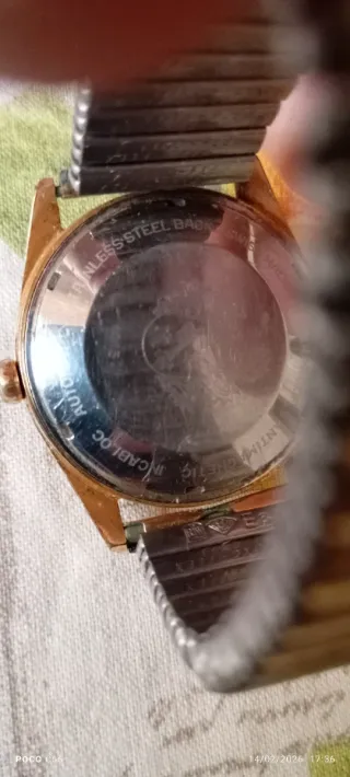 Reloj Tanus Automático Dorado