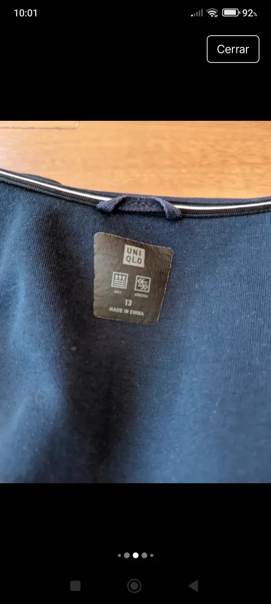 Sudadera Uniqlo Stretch Azul