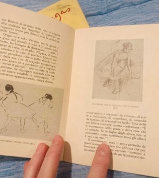 Set Vintage Cartoline Degas + Libro e Cartella
