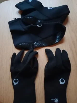 Set Trajes de Neopreno Surf Mujer + Guantes