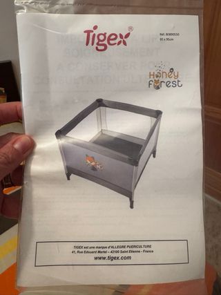 Parque infantil plegable Tigex