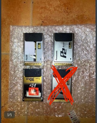 Tarjetas Panasonic P2