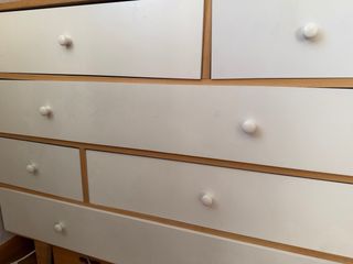 Cómoda de madera 6 cajones