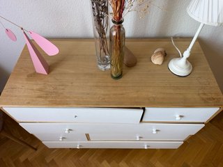 Cómoda de madera 6 cajones