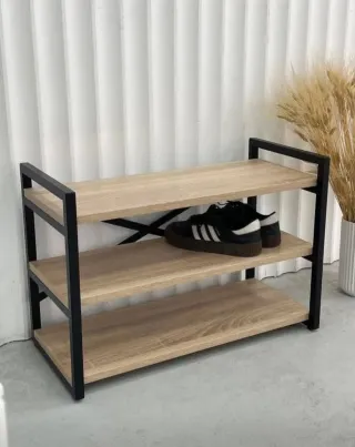 Zapatero Metálico y Madera