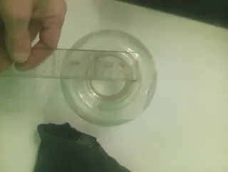 Tulipa de cristal transparente