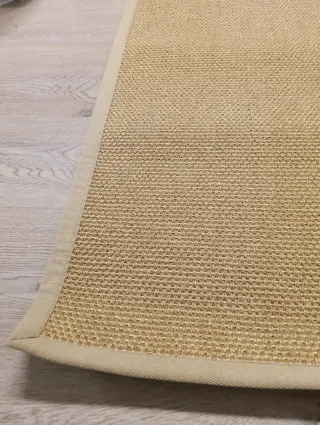 Alfombra de salón o dormitorio de yute