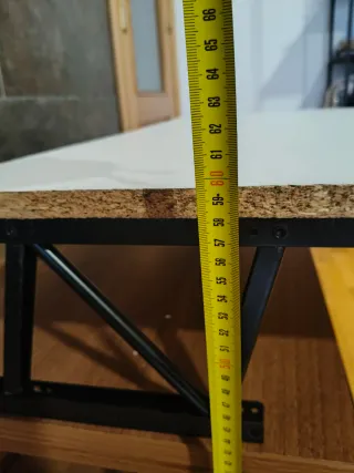 Mesa auxiliar madera con extensible