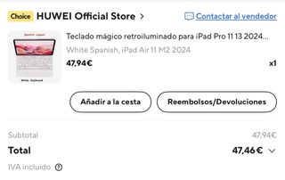 Custodia con tastiera per iPad Pro e Air da 11"