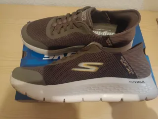 Zapatillas Skechers GOWALK Hombre Marrón/Gris