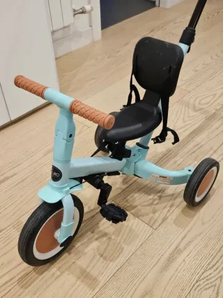 Triciclo Gyro azul y marrón