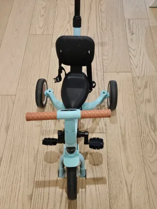 Triciclo Gyro azul y marrón