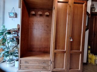 Mobile ingresso legno massello con specchiera