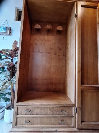 Mobile ingresso legno massello con specchiera