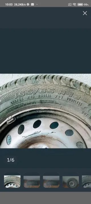 NEUMÁTICO GISLAVED 155/65 R13 73Y TUBELESS