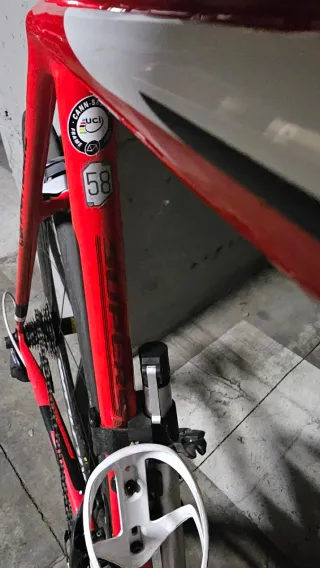 Cannondale SuperSix Talla L Roja