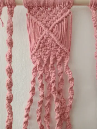 Estantería Macramé Hecha a Mano