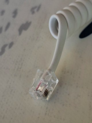 Telefonillo portero automático blanco