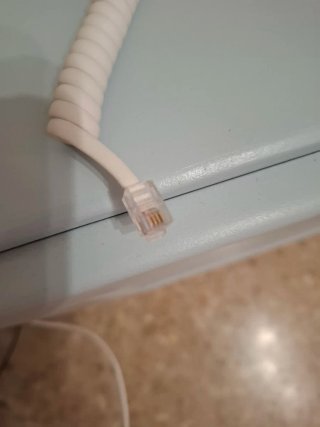 Telefonillo portero automático blanco