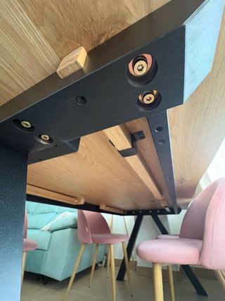 Mesa comedor extensible  95x200 roble natural