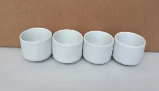 4 Vasos Sake Geishas Vintage