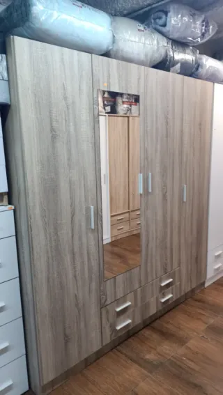 Sofá Cama Gris Tela