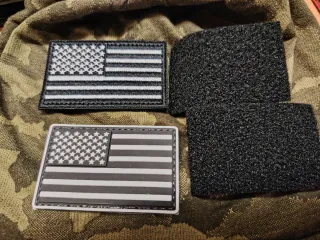 Patch Bandiera USA Militare Velcro