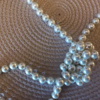 Collar de perlas largo