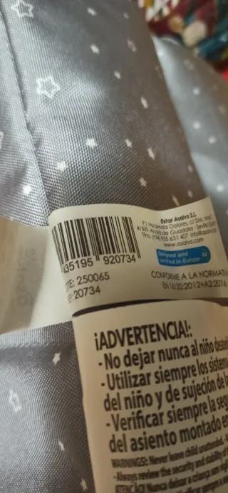 Bolso trona viaje Asalvo Hummus