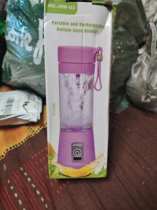 Batidora Portátil Recargable 380ml