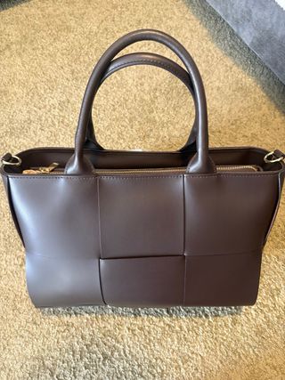 Borsa a mano intrecciata vera pelle made in italy