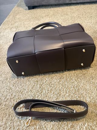 Borsa a mano intrecciata vera pelle made in italy