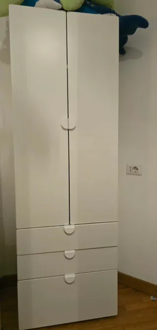 Armadio bimbo/a 2 ante e 3 cassetti come nuovo