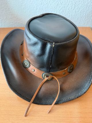 Sombrero country de piel