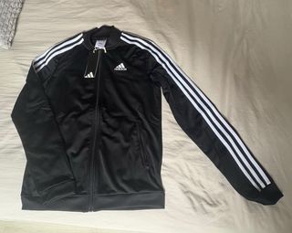 Chándal Adidas Negro con Rayas Blancas
