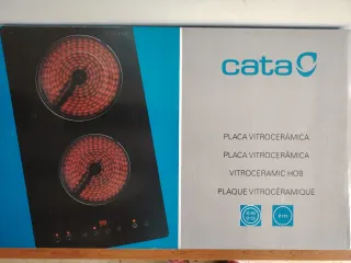 Placa Vitrocerámica Cata 2 fuegos