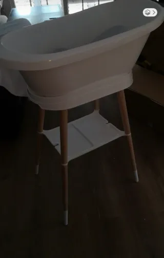Bañera para bebé con soporte