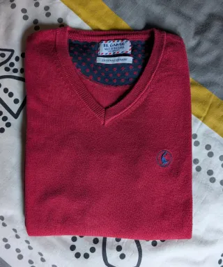 Jersey El Ganso Rojo Algodón y Cachemira