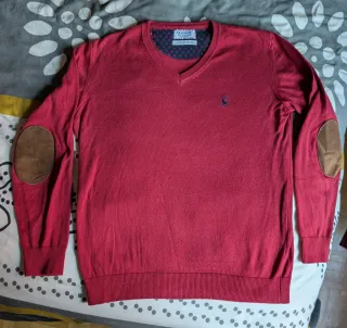 Jersey El Ganso Rojo Algodón y Cachemira