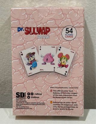 Baraja de Cartas de Poker Dr. Slump ARALE NUEVO