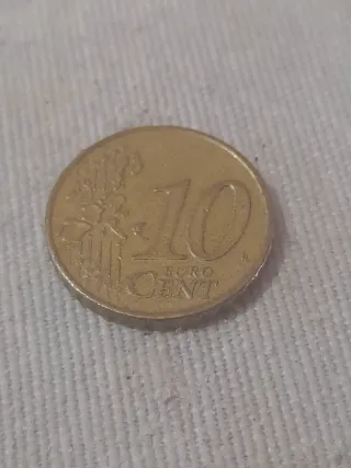 Moneda 10 céntimos Grecia 2004