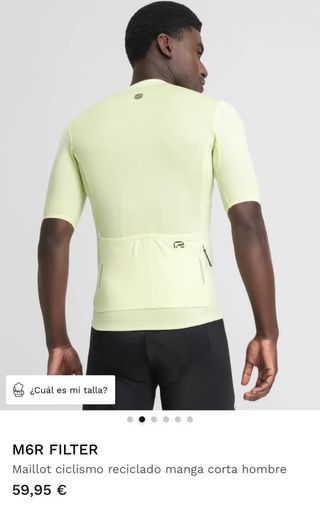 Maillot Siroko M6R Filter Amarillo Talla M