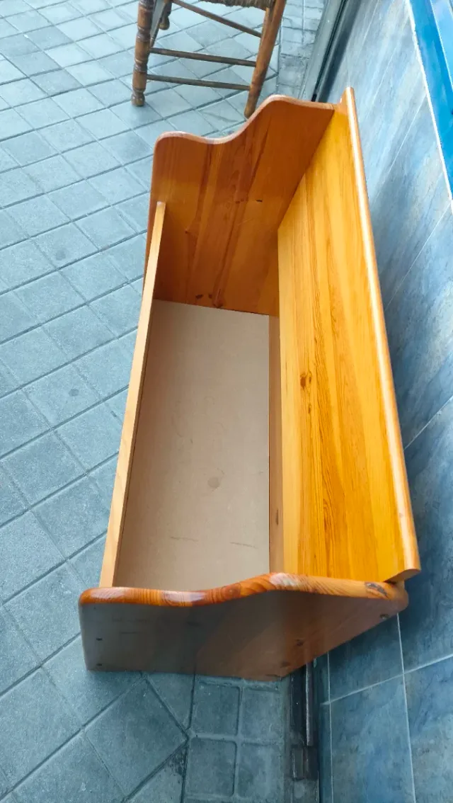 Banco Baúl de Almacenaje Madera Pino 640513971