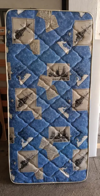 Colchón con diseño de barcos y mapas 90*190