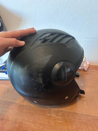 Casco Moto LS2 Negro Para ponerle una visera