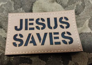 Patch Militare Jesus Saves