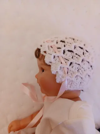 Capota rosa recién nacido