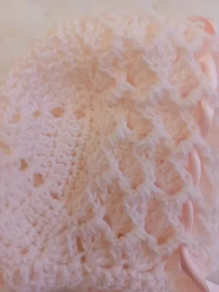 Capota rosa recién nacido