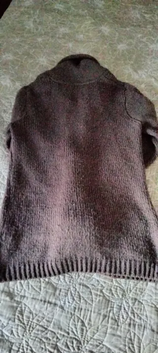 Chaqueta de lana gruesa para mujer