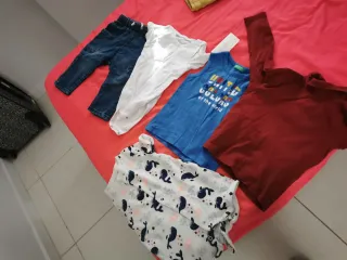 Lote Ropa Bebé Niño 0-12M